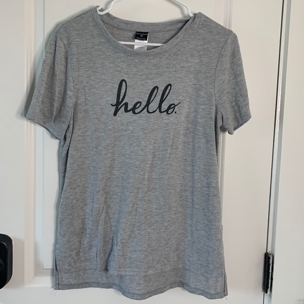 Cotton Top with Text